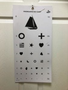 Starkville Eye Clinic Eye Chart